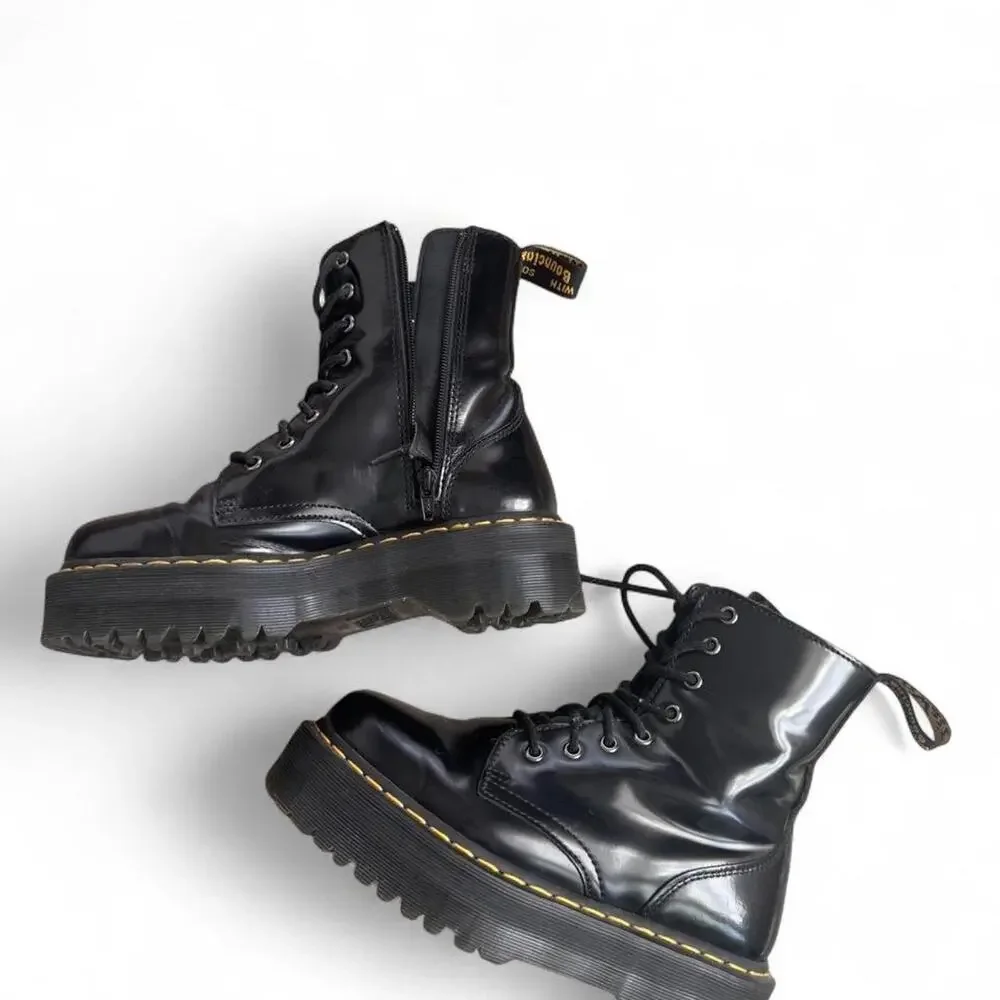 Doc Martens Black Jaden Leather Boots